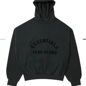 Fear of God Essentials Hoodie 'Jet Black'